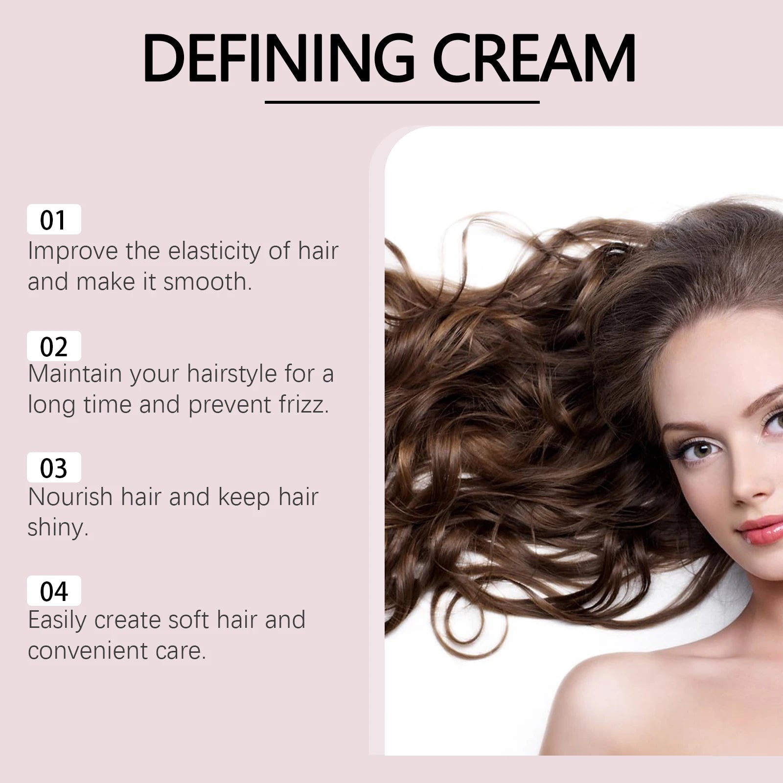 Curl Styling Elastin Nourishing Hair Preventing Dry And Damaged Hair Moisturizing Lasting Styling Curling Hair Care Essence 50ml