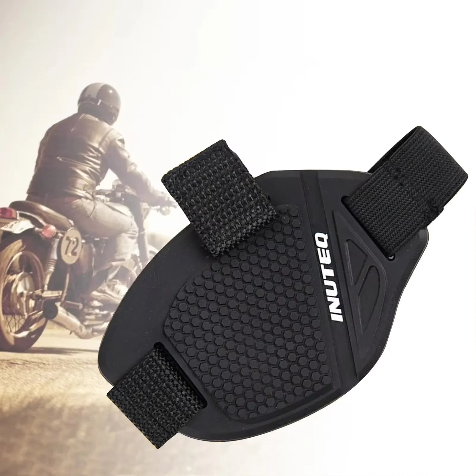 Motorcycle Riding Anti-slip Shoe Cover Motorcycle Shoes Foot Cover Motorcycle Boot Shifter Protector Protective Pad 1/2/4 pcs