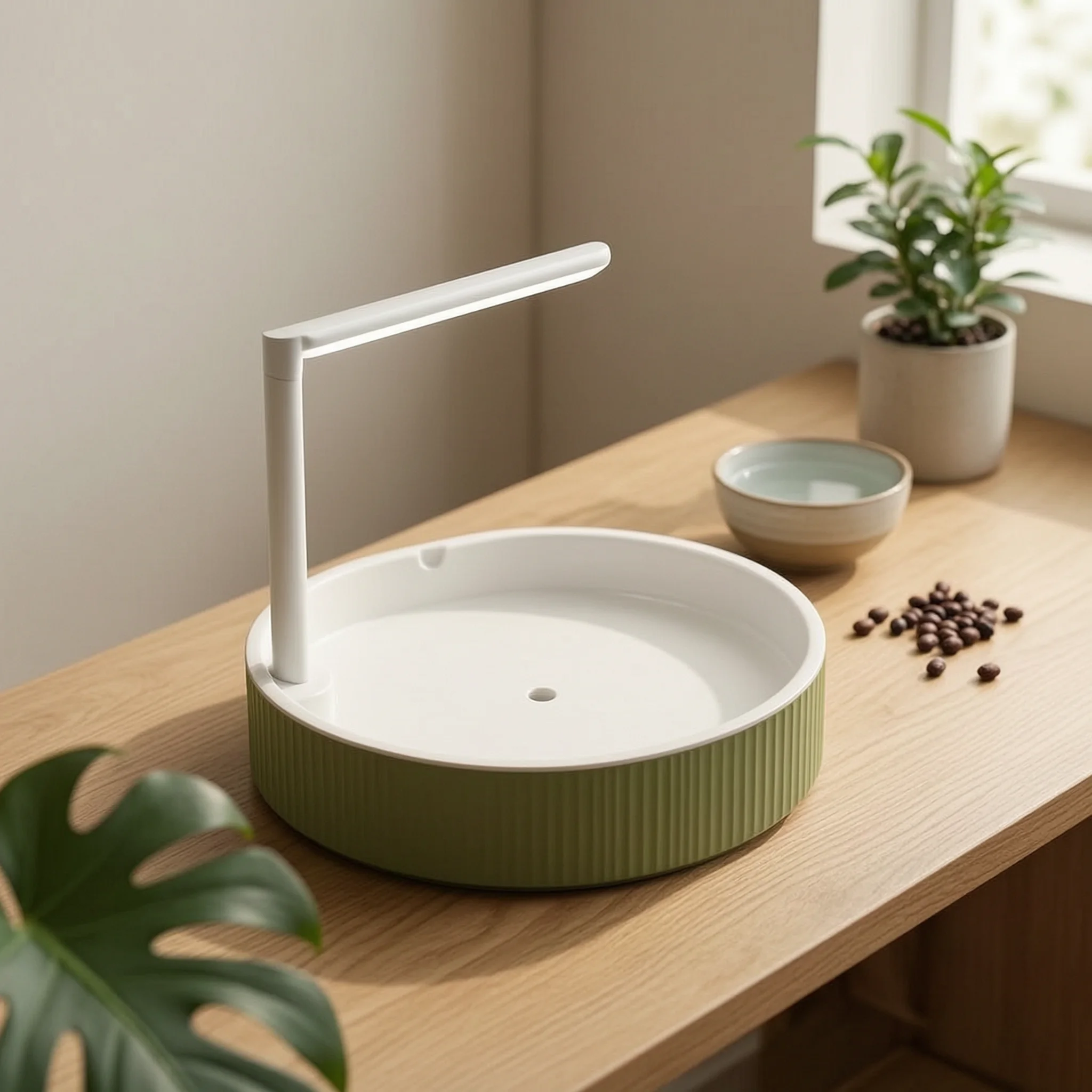 Parrot Bath Basin Green and White Bird Shower Bath Parrot Bathtub Plastic Pet Accessory Transparent