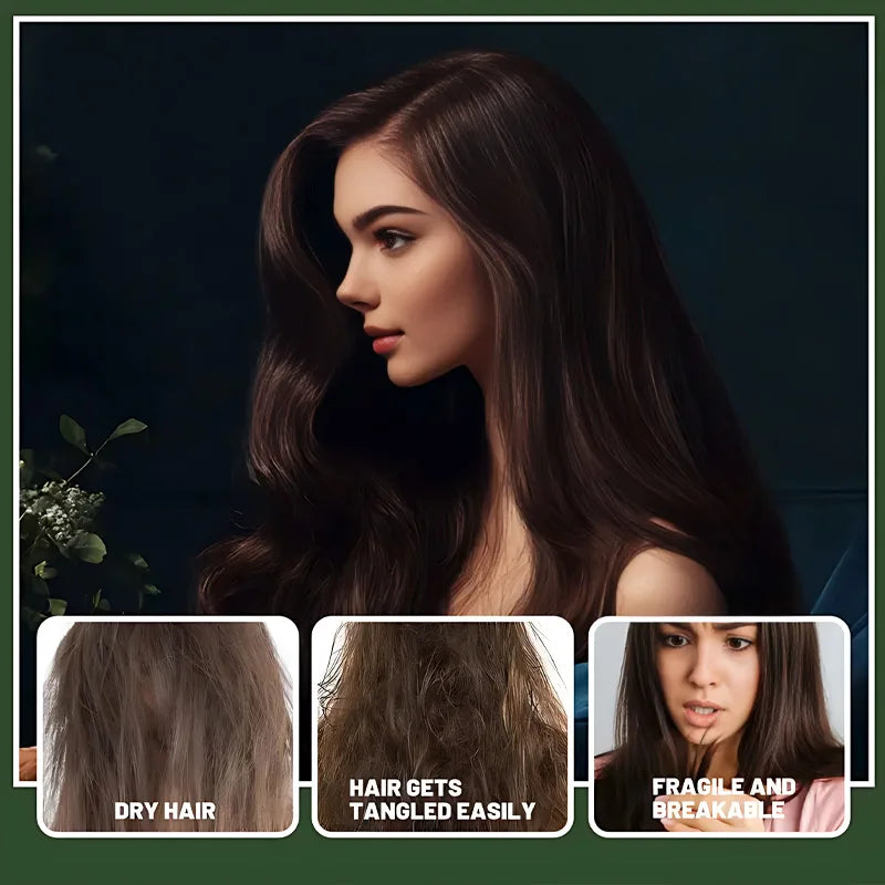 YUITIKUE 100ml Batana Hair Oil is suitable for moisturizing hair, smoothing dry and coarse hair, adding shine and smoothing hair