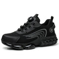 Rotary button new safety shoes for men, anti-impact and anti-piercing work shoes, fashionable men's sports shoes, and safety pro