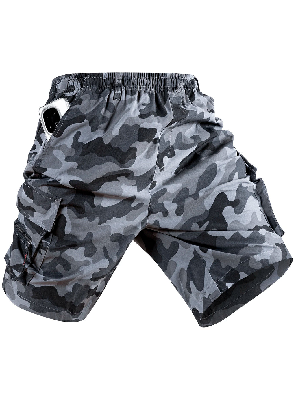 Men's Camouflage Cargo Shorts Tactical Casual Loose Work Tooling Shorts Summer Male's Outdoor Knee Length Short Fashion Pants