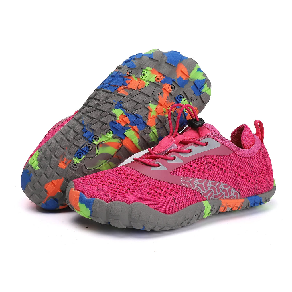 Kids Aqua Shoes Quick Dry Beach Barefoot Water Shoes Boy Girl Drainage Swim Sandals Diving Boating Surfing Sports Wading Sneaker