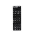 Ukraine Language Ukrainian Keyboard Sticker Durable Alphabet Black Background For PC Laptop Accessorie Computer Keyboard