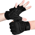 Clearance_MOREOK Workout Gym Gloves Men Women,3MM SBR Pads,Half Finger Weight Lifting Exercise Fitness Gloves for Training,Pull