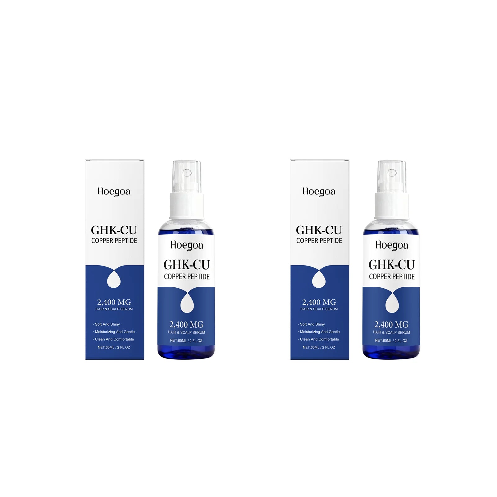 Copper Peptide Hair Growth Serum Anti Loss Improve Thinning Hair Moisturizer Smoothing Repairs Damaged Hair Scalp Care Essence