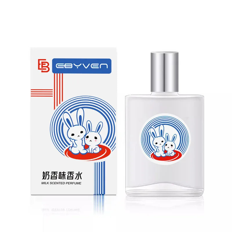 Milk Candy Coconut Caramel Rabbit Perfume,Sweet Warm Gourmand Scent Light Fragrance for Women,Fresh Girl Student Eau De Toilette