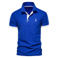 Dropshipping Polo Giraffe Shirt Men Quality Embroidery Summer Short Sleeve Polo Casual Business Social Mens Polos BR Size