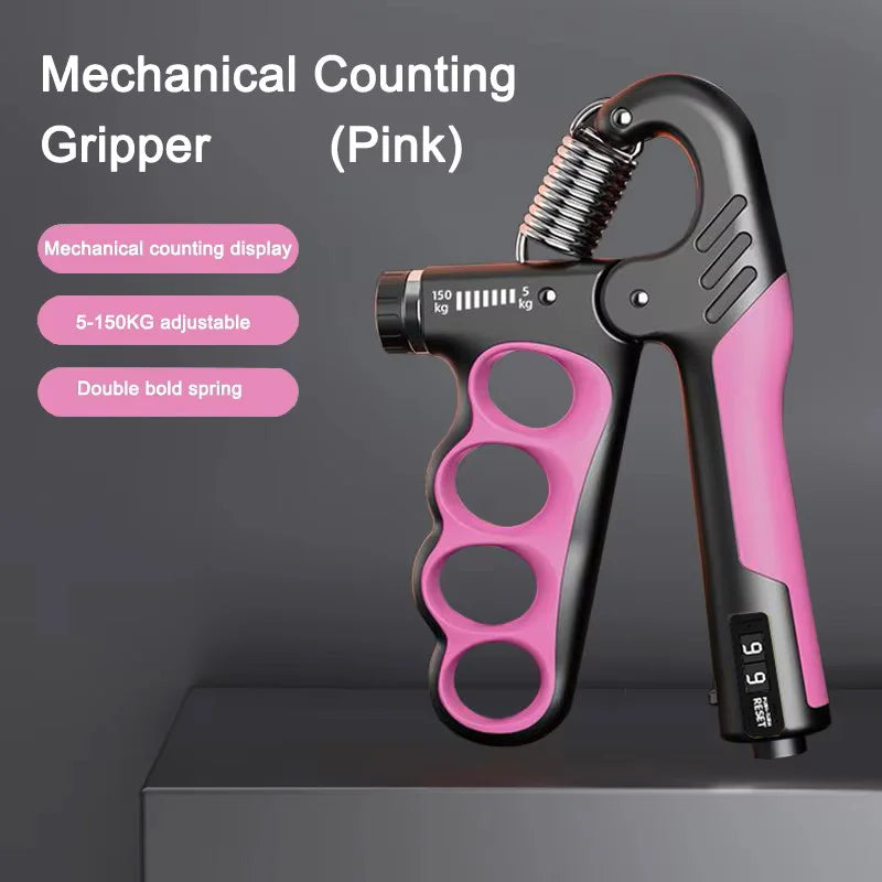 5-100KG Electronic Counting Adjustable Grip For Rehabilitation Hand Muscle Strength Gym Wrist Strengthener Recovery Fitness