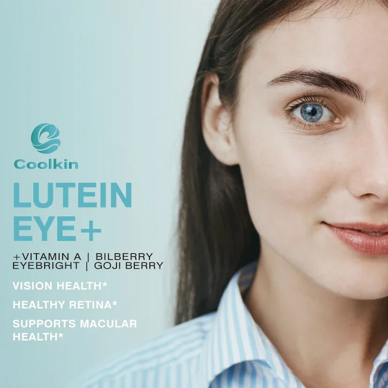 Lutein Supplement - Vitamin A + Bilberry Eyebright + GO JI Wolfberry To Relieve Eye Fatigue and DrynessCapsules