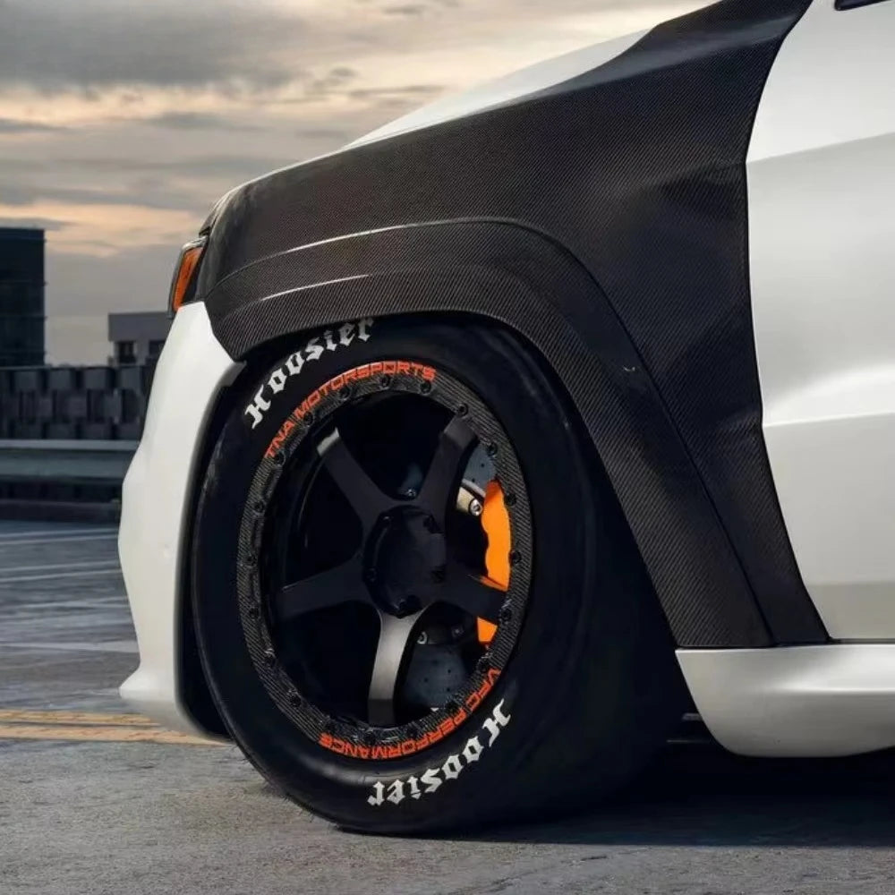High Quality ChaoMing Wet Carbon Fiber Fender Flares for 2014-2023 Grand Cherokee Upgrade R Style