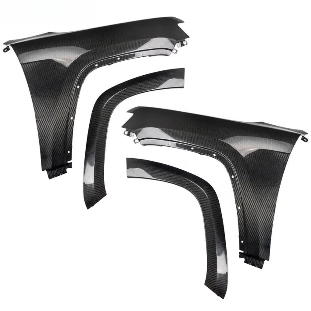 High Quality ChaoMing Wet Carbon Fiber Fender Flares for 2014-2023 Grand Cherokee Upgrade R Style