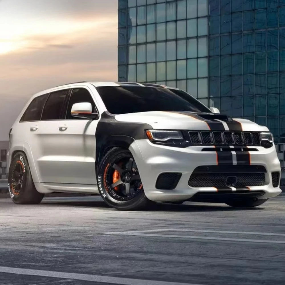 High Quality ChaoMing Wet Carbon Fiber Fender Flares for 2014-2023 Grand Cherokee Upgrade R Style