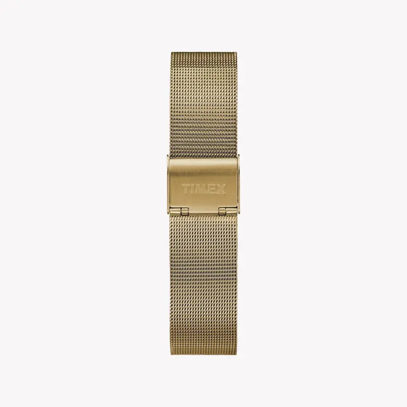 Timex Women's Gold Stainless Steel Watch, Off White Dial | Tw2r26500-2