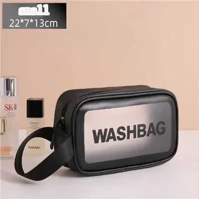 Portable Travel Wash Bag Transparent Waterproof Makeup Storage Pouch Large Capacity Cosmetic Organizer Beauty Women Case
