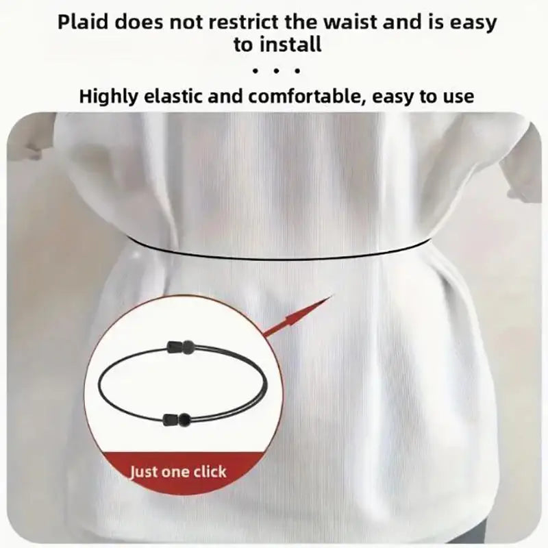 3Pcs Adjustable Crop Band For Tucking Sweater And Shirt, The Elastic Tucking Band To Change The Style Of Your Tops, Durable