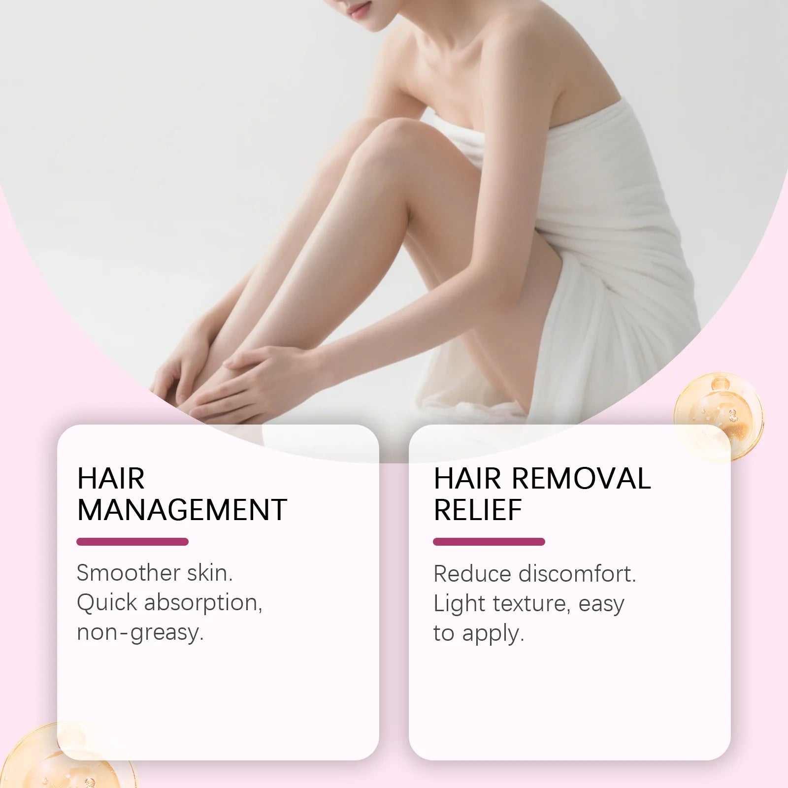 Oceaura Underarm Hair Removal Care Essential Oil Relieve Dryness Moisturize Skinnourish Epidermi After Hair Remove Treatment Oil