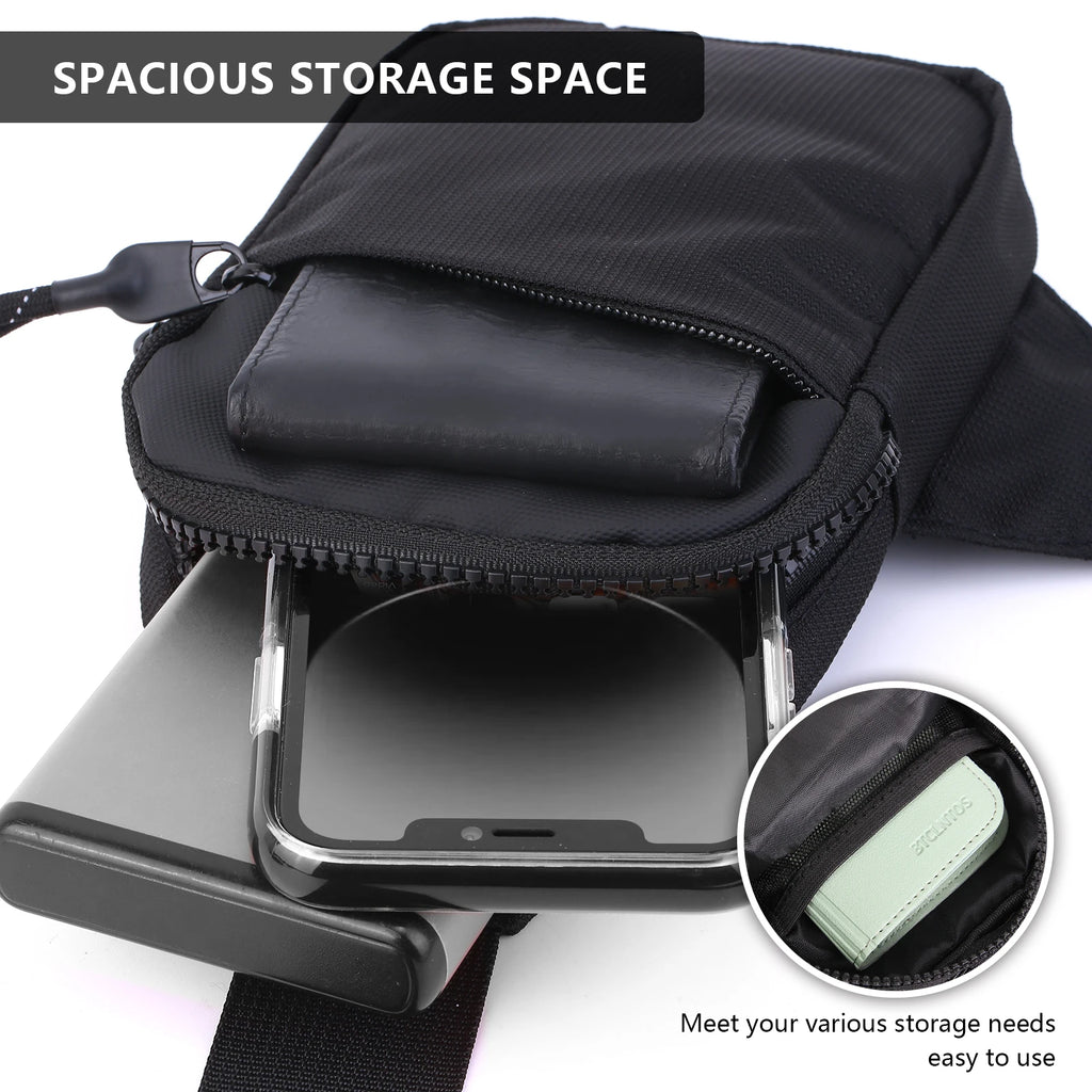 Factory Direct New Sports Chest Bag Men's Small Size Backpack Women Messenger Bag Mobile Phone Waist Bag Mini Fashion Satchel