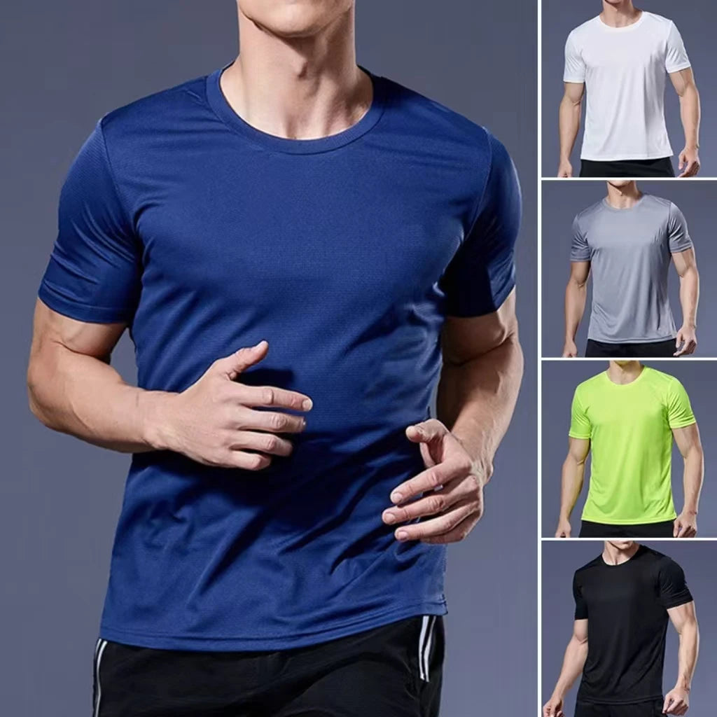 Men Short Sleeve Fitness Tops Oversized Brazil t-Shirt Jersey Summer Sport Gym t Shirt Men Quick Dry Running Bodybuilding Shirts