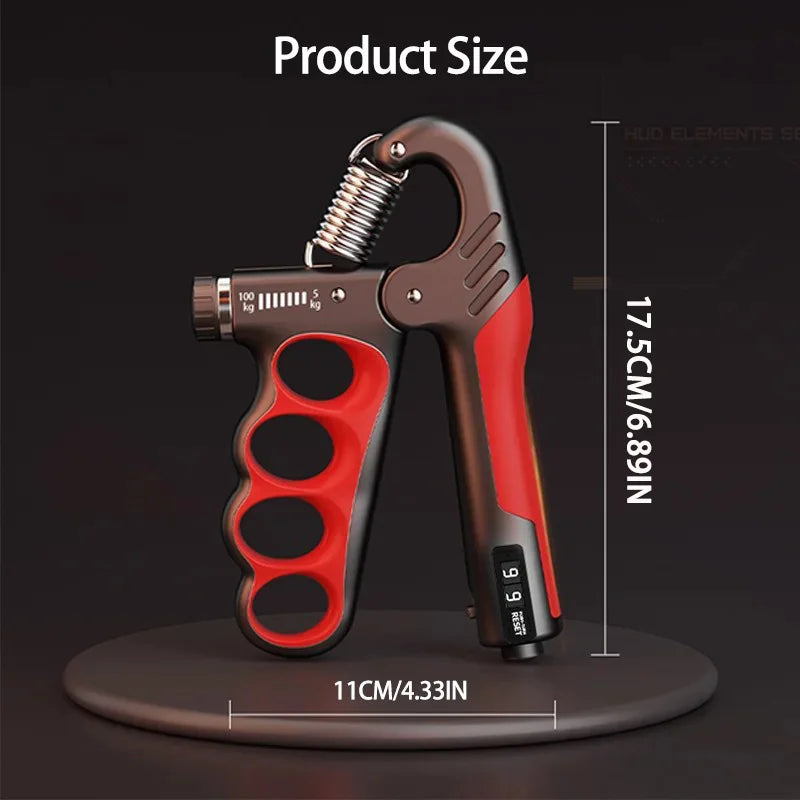 5-100KG Electronic Counting Adjustable Grip For Rehabilitation Hand Muscle Strength Gym Wrist Strengthener Recovery Fitness