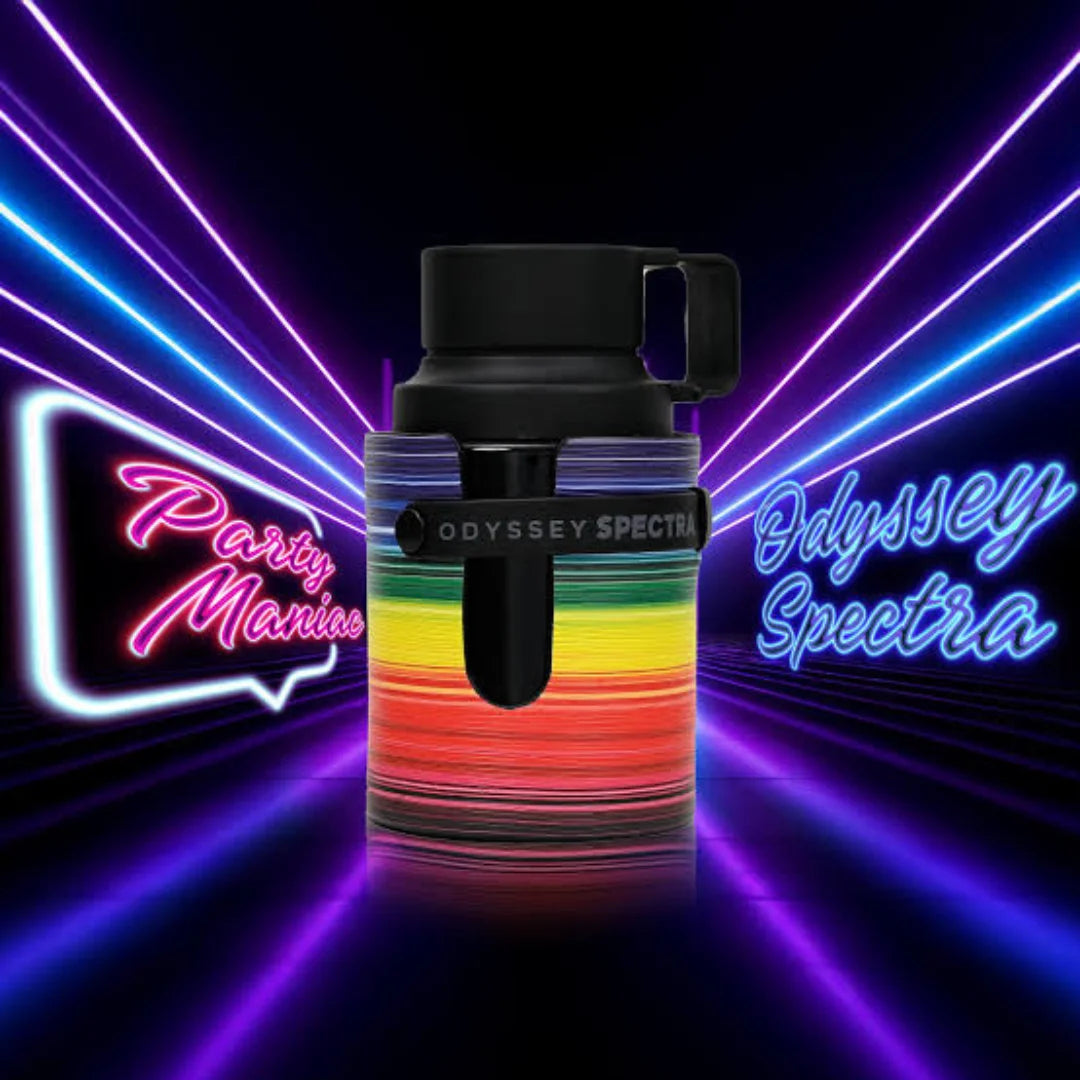 Original Arabic Perfume Armaf Odyssey Spectra Rainbow Edition for Unisex Eau De Parfum Spray 3.4 Ounce long lasting fragrance Cologne Persistence Pheromone Portable