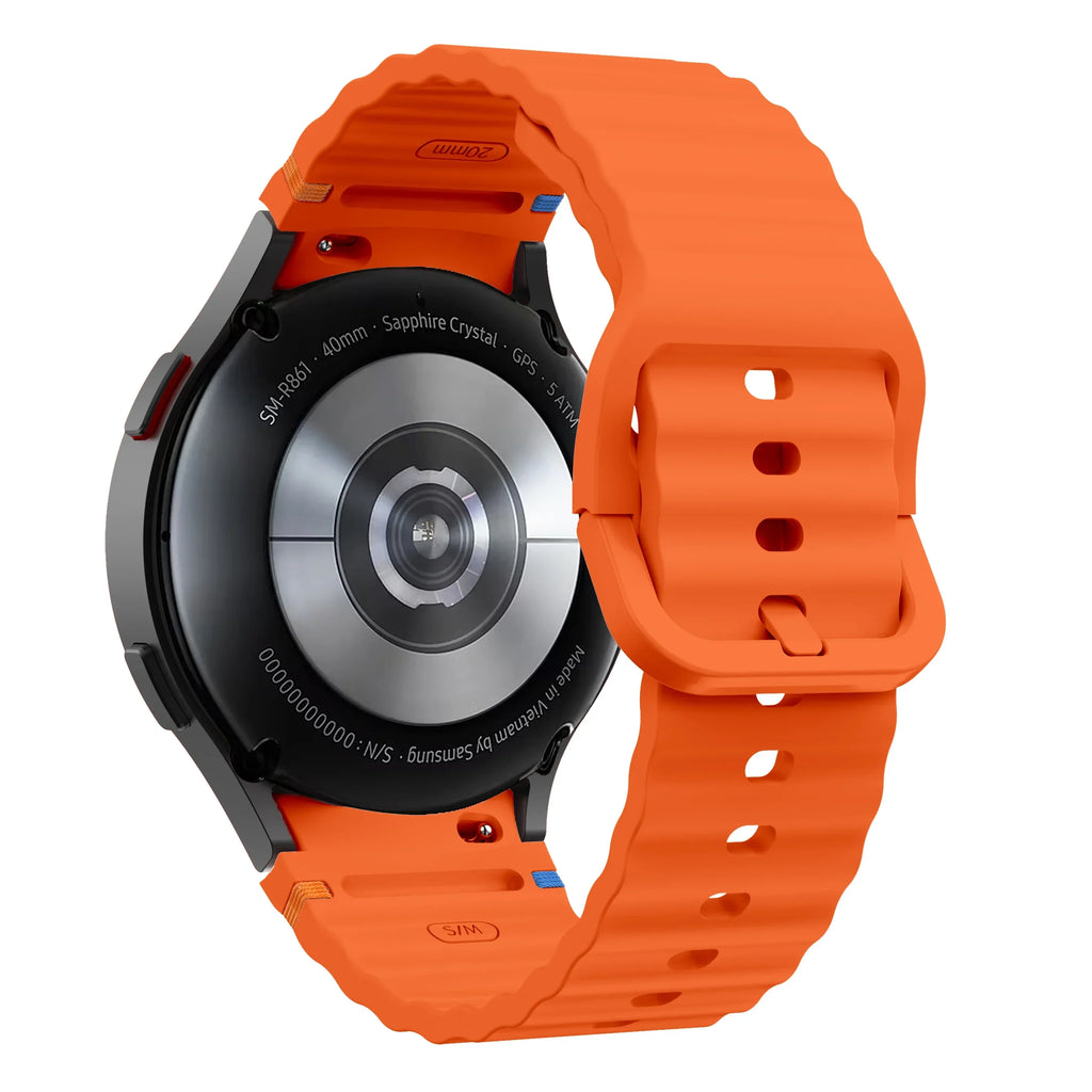 Original Silicone band for Samsung Galaxy Watch 7 FE 6 4 Classic 5 pro 44mm 40mm 43mm 47mm 45mm Bracelet Galaxy Watch6 7 Strap