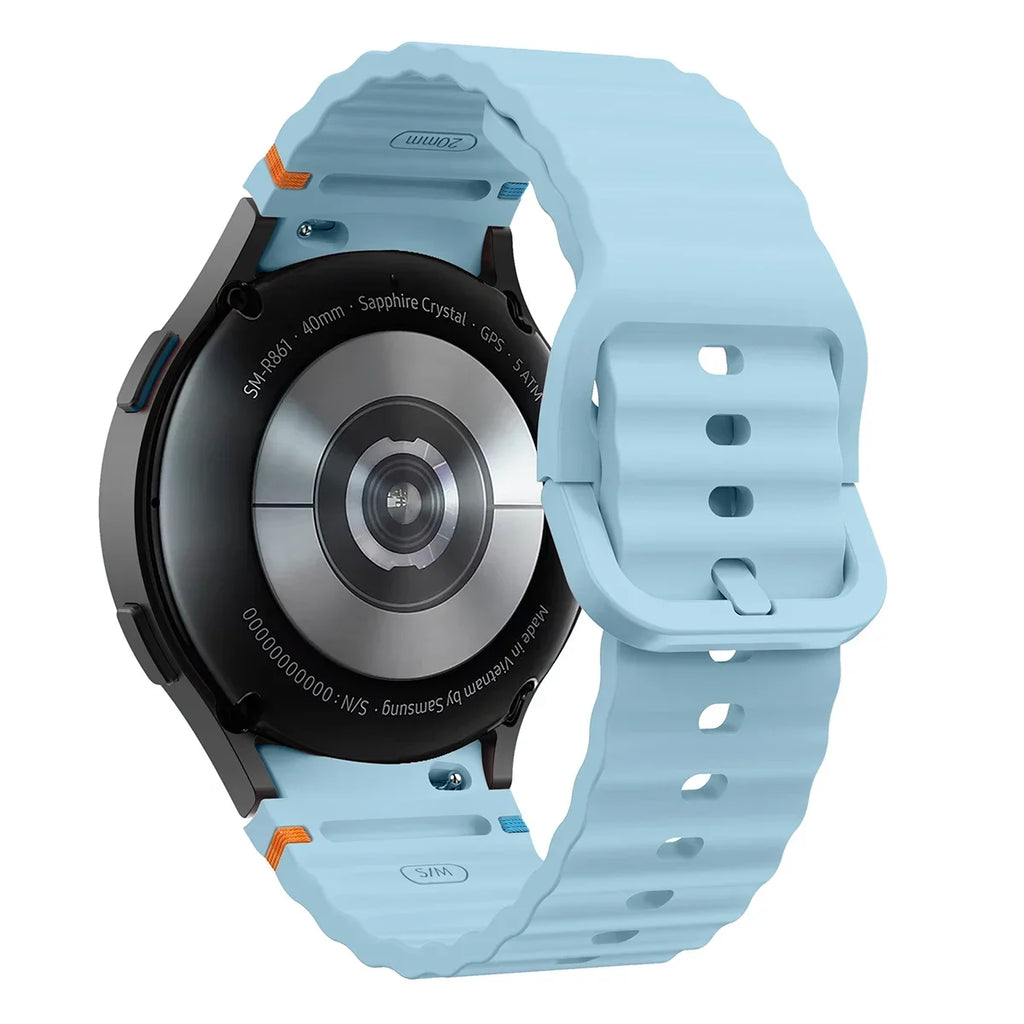 Original Silicone band for Samsung Galaxy Watch 7 FE 6 4 Classic 5 pro 44mm 40mm 43mm 47mm 45mm Bracelet Galaxy Watch6 7 Strap
