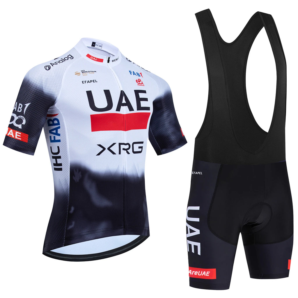 New Tour 2026 UAE Cycling Jersey Road Bike Maillot JERSEY Shorts Set Men Women Fast Dry Ropa Ciclismo Bicycl T-shirt Clothing
