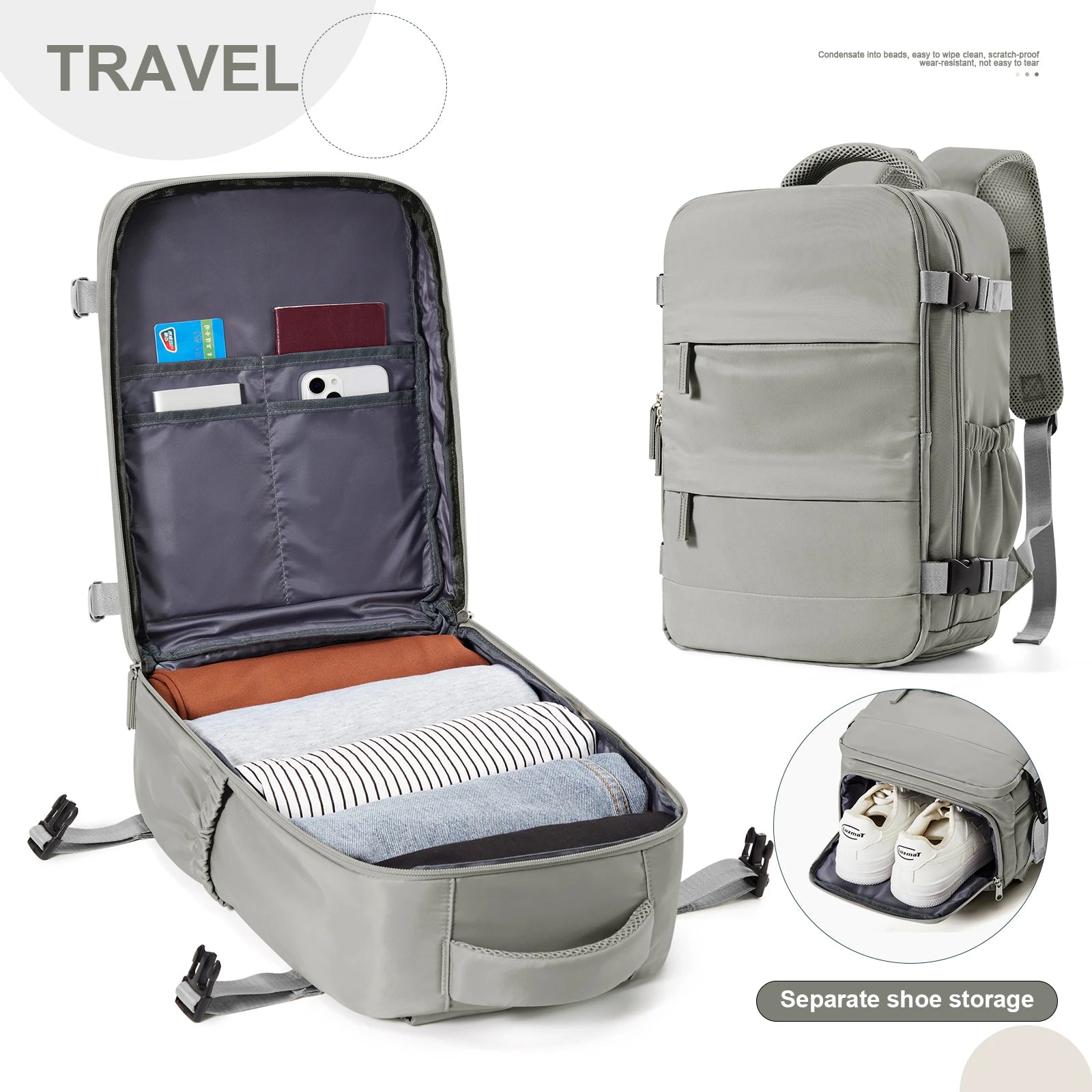 Backpack Travel 40x30x20 Ryanair Fashion Laptop Bag Women Waterproof backpack Cabin Bag Carry ons Notebook Backpack School Bag