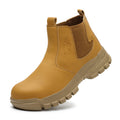 Waterproof Safety Boots Men Indestructible Steel Toe Work Boots Anti-smash Stab-resistant Safety Shoes Biker Botas Para Hombre