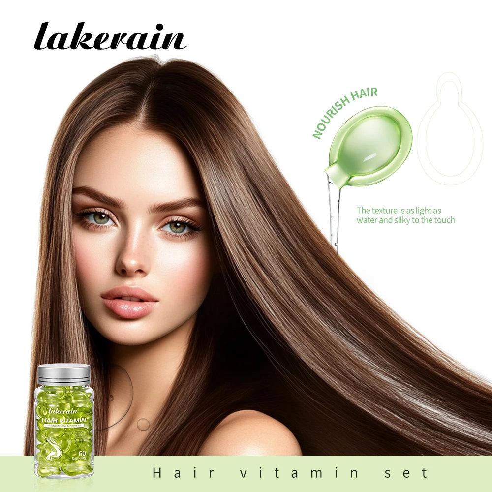 6bottles Morocco Argan Vitamin Oil Hair Care Set Essence Damaged Nutrition Repair Hair Splitting Improvement Treatment Products