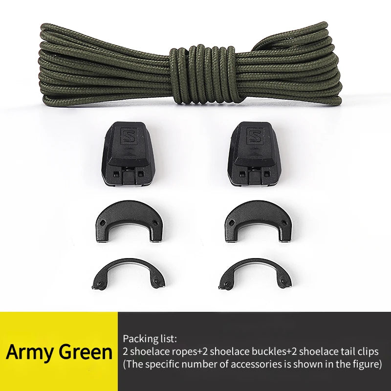 No tie Shoelaces Round Tennis Shoe laces Without ties Adult Kids Fashion Outdoor Running Sneakers Laces Shoes Accesories
