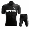 2024Strava Pro Bicycle Team Short Sleeve Maillot Ciclismo Men's Cycling Jersey Sets Summer Breathable Cycling Clothing Suit