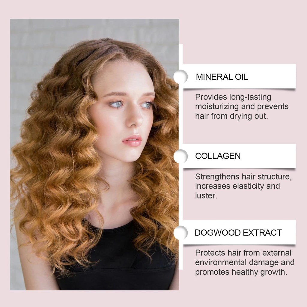 Curl Styling Elastin Nourishing Hair Preventing Dry And Damaged Hair Moisturizing Lasting Styling Curling Hair Care Essence 50ml