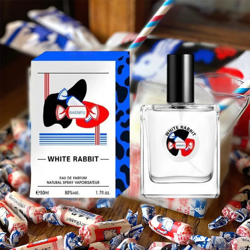 Milk Candy Coconut Caramel Rabbit Perfume,Sweet Warm Gourmand Scent Light Fragrance for Women,Fresh Girl Student Eau De Toilette