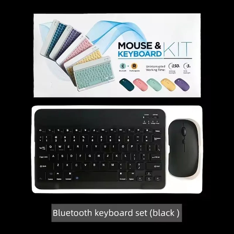 Bluetooth Wireless Keyboard Mobile Phone Tablet Keyboard And Mouse New Mini Bluetooth Keyboard Ipad Accessories 10 inch Keyboard