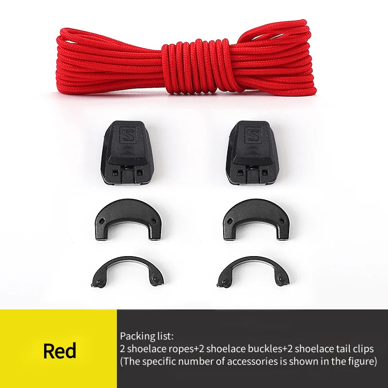No tie Shoelaces Round Tennis Shoe laces Without ties Adult Kids Fashion Outdoor Running Sneakers Laces Shoes Accesories