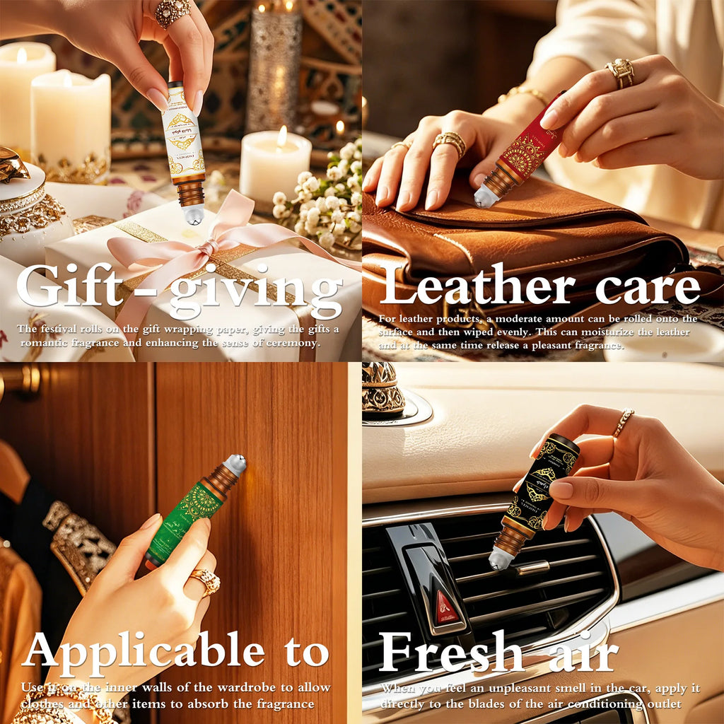 10ml Khamry Essence Essential Oil  خمراء Roller Fragrance Perfume Oil Eid al-Fitr Gift Long Lasting Scent Car Air Freshener