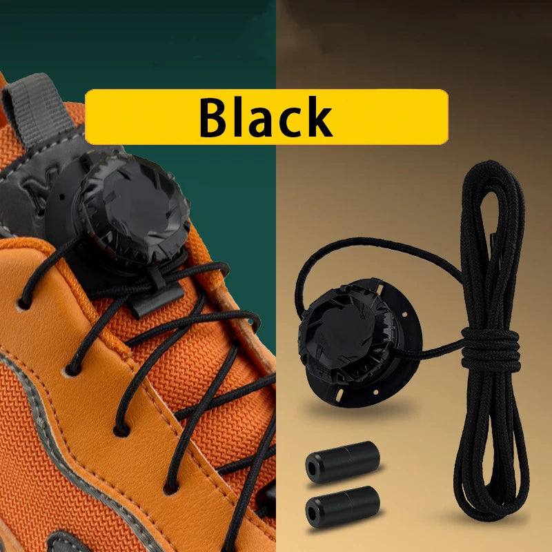 Automatic Shoe laces No Tie Shoelaces Swivel Buckle Laces Sneakers thick rope shoelace Children Adult Quick Shoe laces unisex