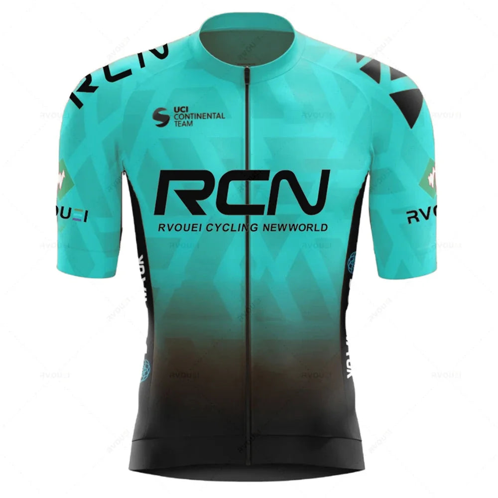 2026 Rvouei Team Cycling Jersey Set Summer Breathable Road Bicycle Suit Riding Uniform Bike MTB Clothing New Sports Cycling Kits