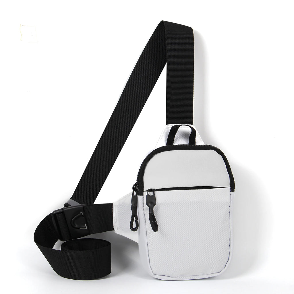 Factory Direct New Sports Chest Bag Men's Small Size Backpack Women Messenger Bag Mobile Phone Waist Bag Mini Fashion Satchel