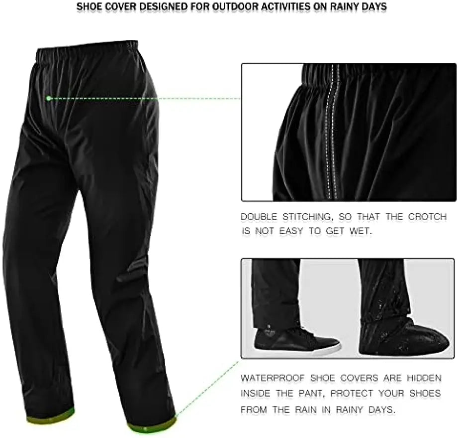 SULAITE Motorcycle Raincoat Men Split Capa De Chuva Motoqueiro Waterproof Motorbike Rain Coat Chubasquero Moto Clothing