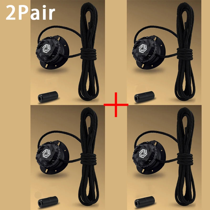 Automatic Shoe laces No Tie Shoelaces Swivel Buckle Laces Sneakers thick rope shoelace Children Adult Quick Shoe laces unisex