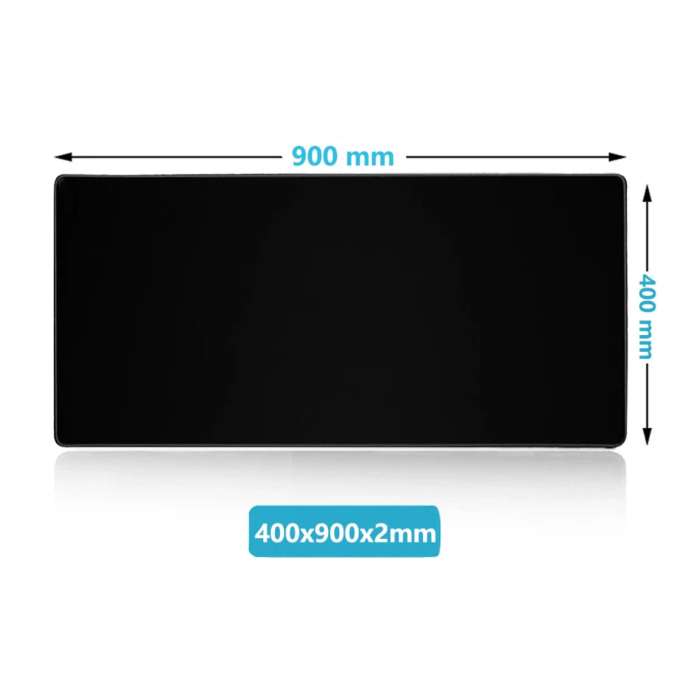 Xxl Mouse Pad Gaming Computer Mousepad Gamer Desk Mat Black Big Office Carpet Mause Pads PC Accessories Keyboard Pads Play Mats