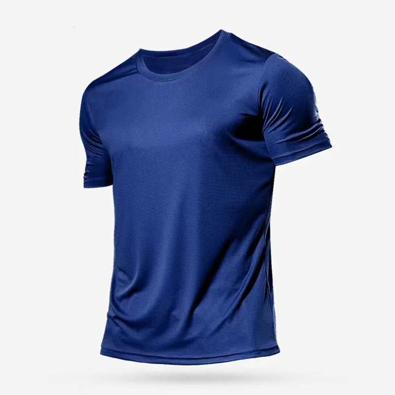 Running Shirts Soccer Shirts Men's Jersey Sportswear Mens Jogging T-Shirts Quick Dry Compression Sport T-Shirt Fitness Gym