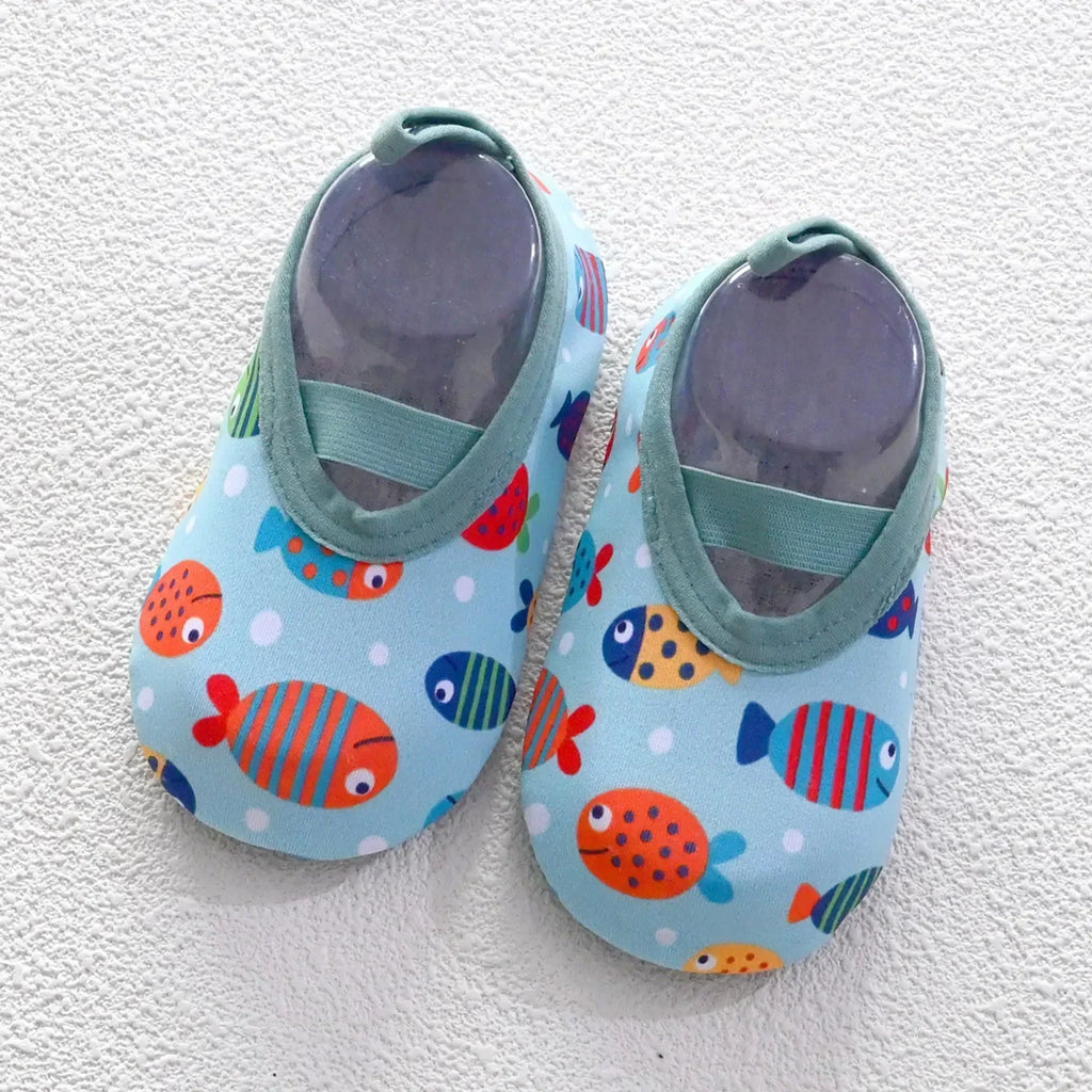 Baby Infant 0-5 Years Summer Non-Slip Soft Sole Socks Shoes Learning Walking Anti-Skid Slippers for Indoor Kindergarten Floor