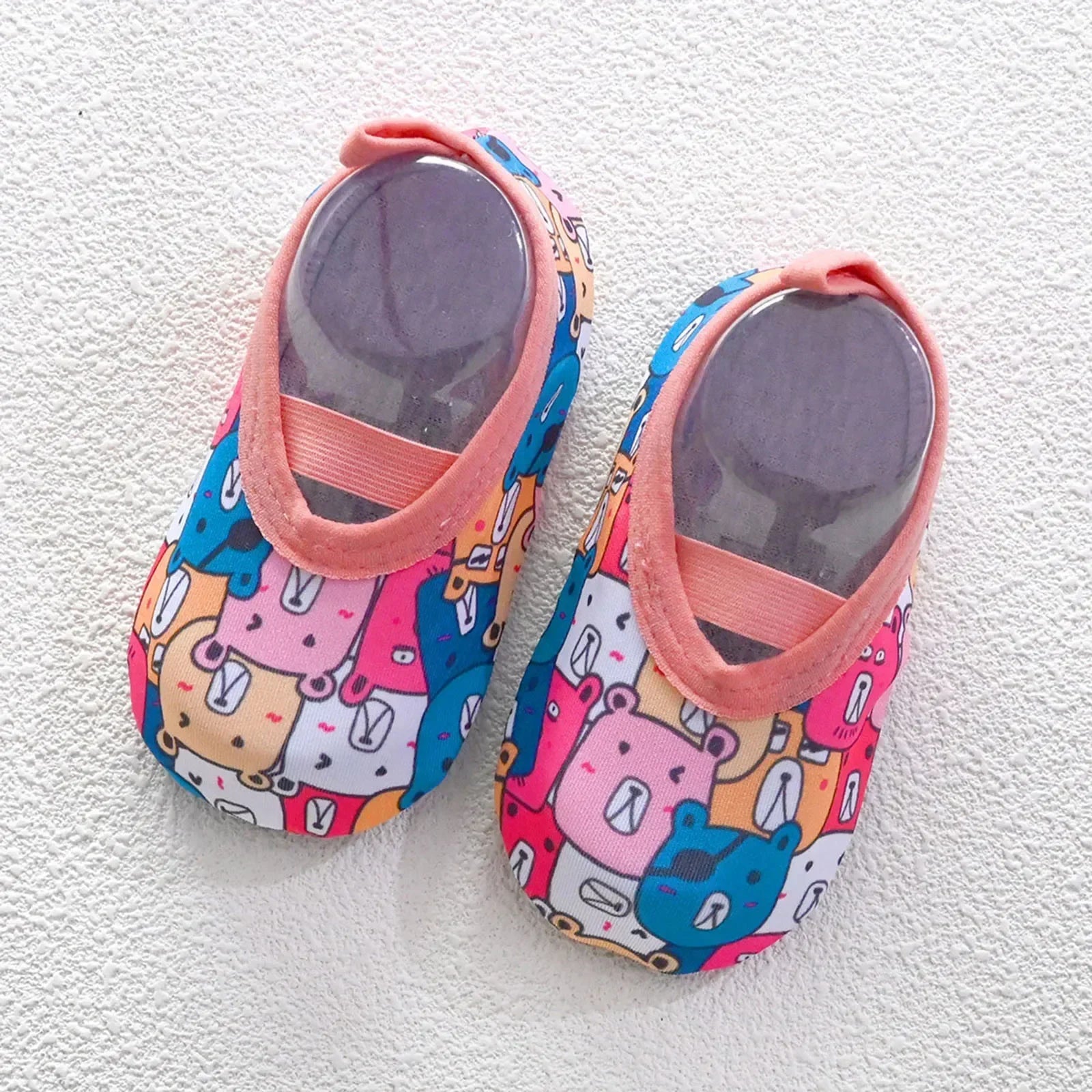 Baby Infant 0-5 Years Summer Non-Slip Soft Sole Socks Shoes Learning Walking Anti-Skid Slippers for Indoor Kindergarten Floor