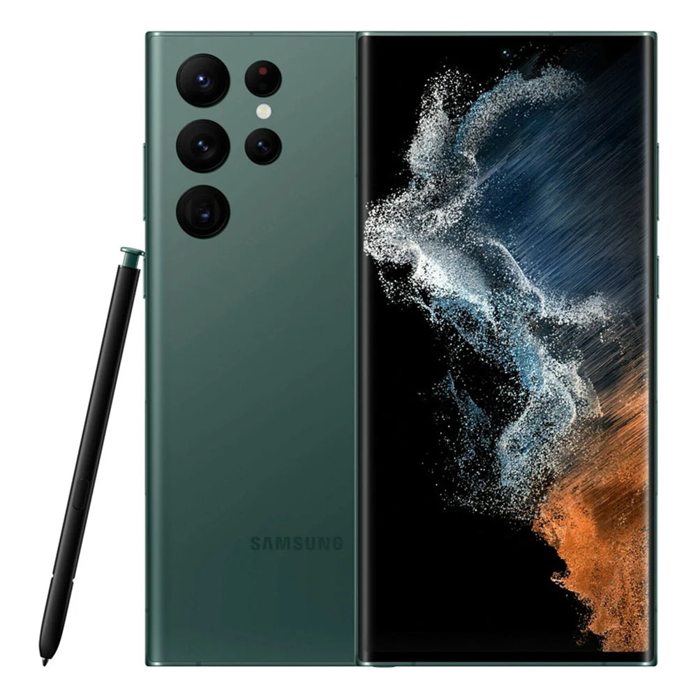 Samsung Galaxy S22 Ultra 5G 8K Camera 108 MP 108MP 5000mAh 45W Samsung S22U Phone US Version Unlocks NFC 1 SIM+1 eSIM 6.8-inch