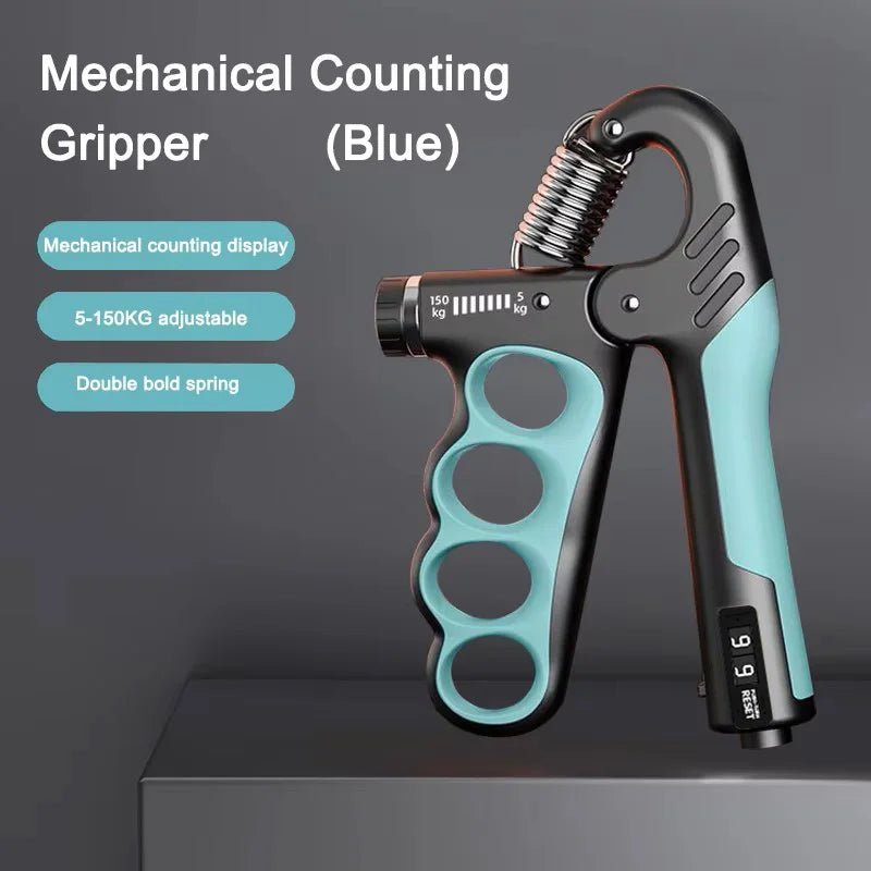 5-100KG Electronic Counting Adjustable Grip For Rehabilitation Hand Muscle Strength Gym Wrist Strengthener Recovery Fitness