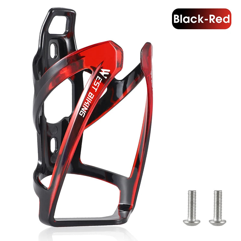 WEST BIKING Colorful Gradient Bike Bottle Cage Ultralight Bicycle Bottle Holder MTB Road Bike Cycling Water Bottle Mount Parts